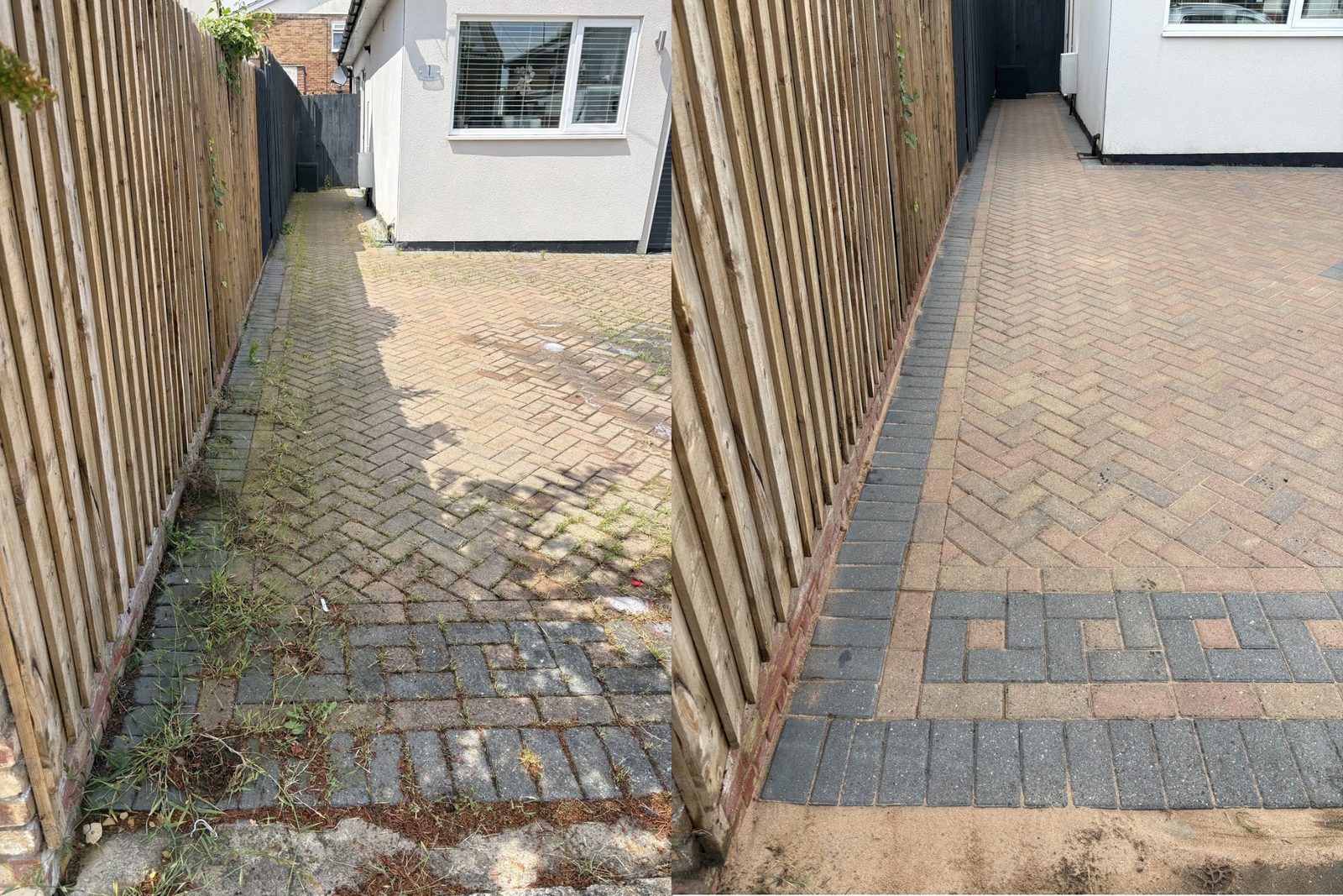 Driveway cleaning before and after by LosDetails